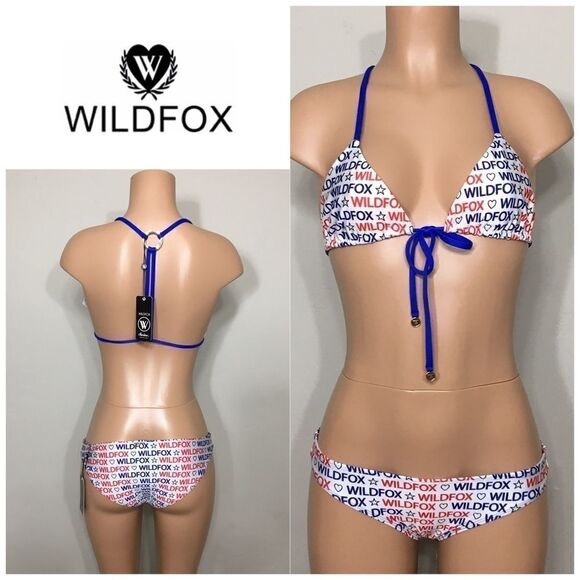 New. WILDFOX logo swimsuit. NWT - Picture 1 of 6